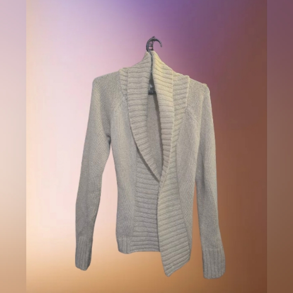 LOFT Cream Women's Cardigan Sweater
